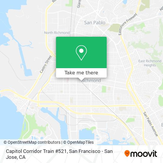 Amtrak Capitol Corridor Map How To Get To Capitol Corridor Train #521 In Richmond By Bus, Bart Or Train?