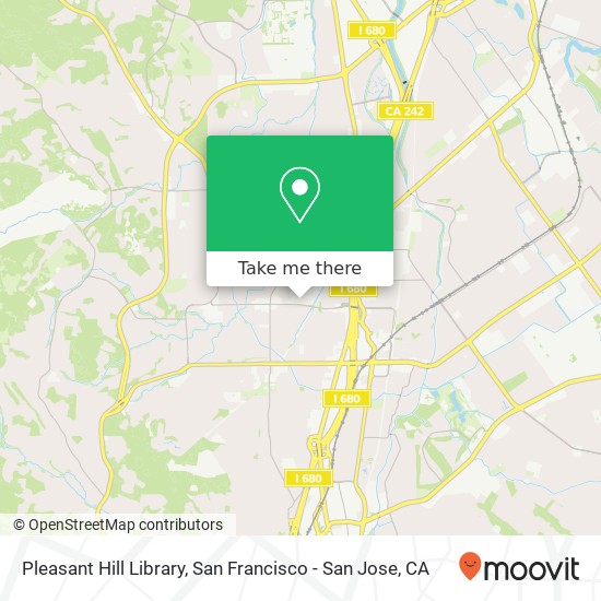 Mapa de Pleasant Hill Library
