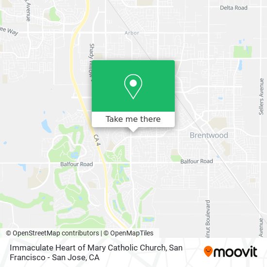 Immaculate Heart of Mary Catholic Church map