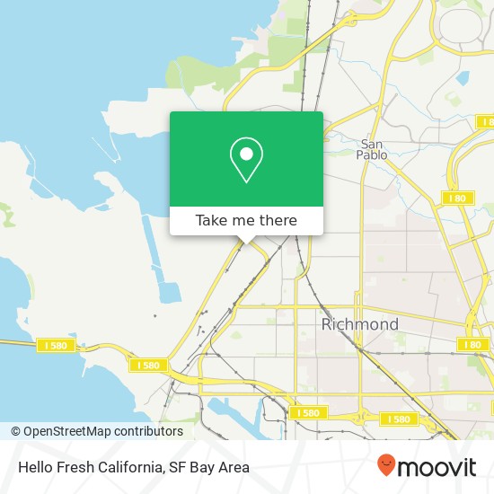 Mapa de Hello Fresh California