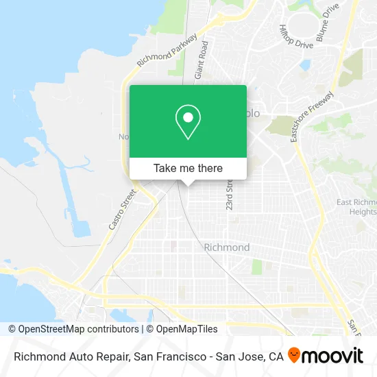 Richmond Auto Repair map
