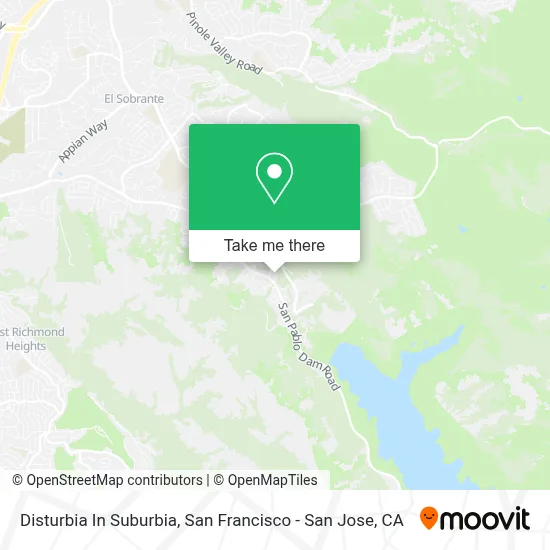 Disturbia In Suburbia map