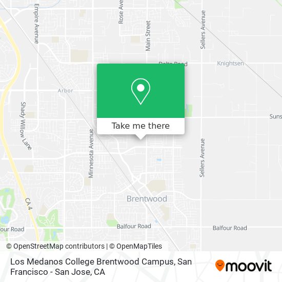 Los Medanos College Brentwood Campus map