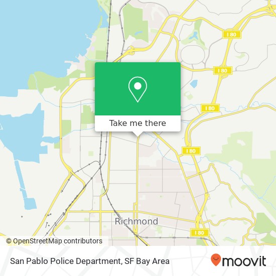 Mapa de San Pablo Police Department