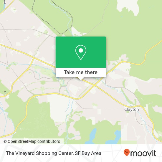 Mapa de The Vineyard Shopping Center