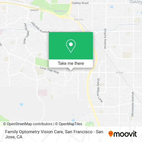 Family Optometry Vision Care map