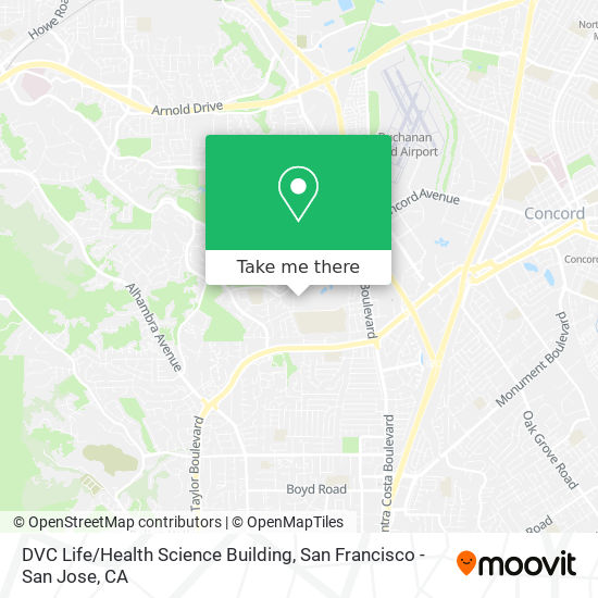 DVC Life / Health Science Building map