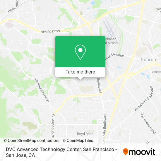 Mapa de DVC Advanced Technology Center