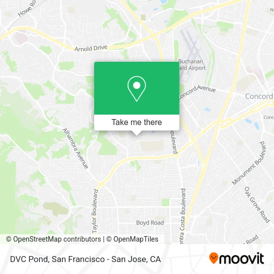 Mapa de DVC Pond