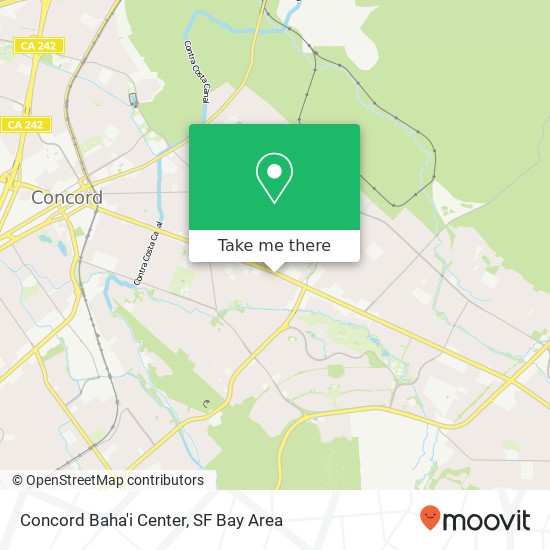 Mapa de Concord Baha'i Center