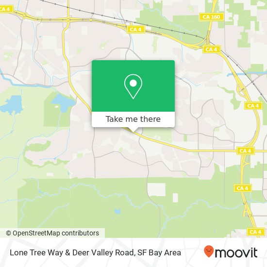 Lone Tree Way & Deer Valley Road map