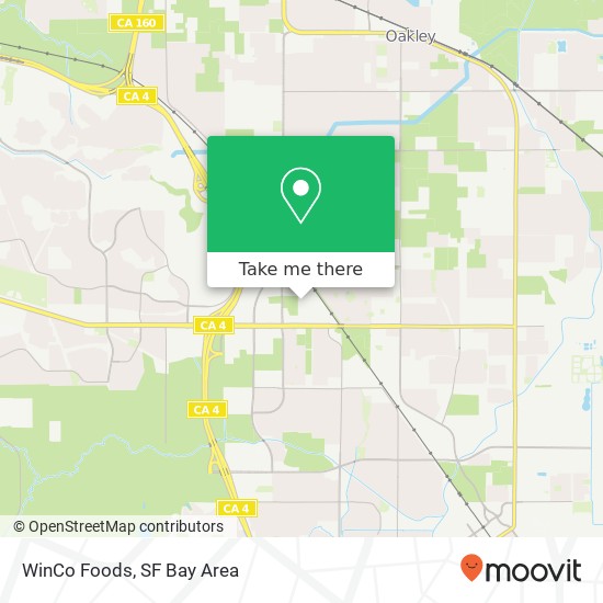 WinCo Foods map