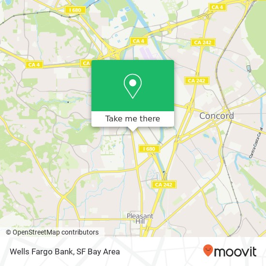 Mapa de Wells Fargo Bank