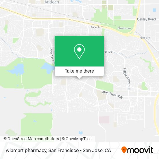 Mapa de wlamart pharmacy