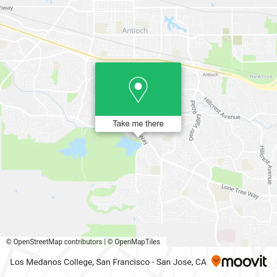 Los Medanos College map