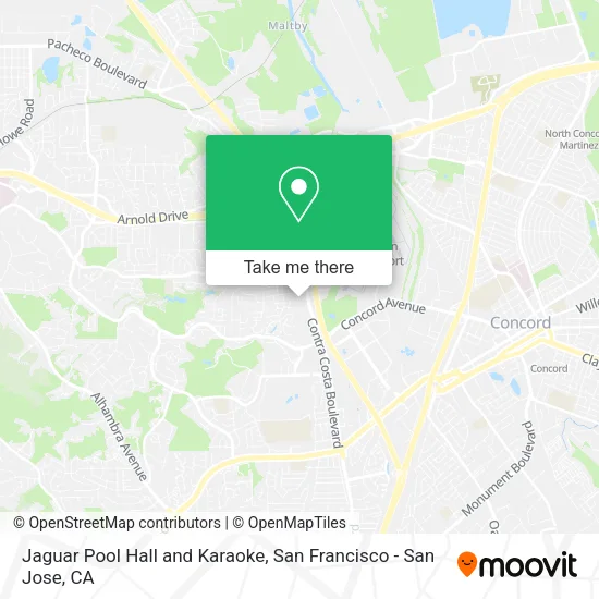 Mapa de Jaguar Pool Hall and Karaoke
