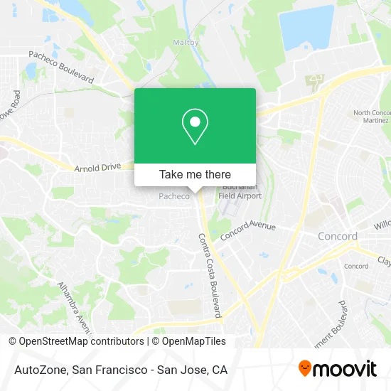 AutoZone map