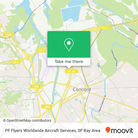 PF Flyers Worldwide Aircraft Services map