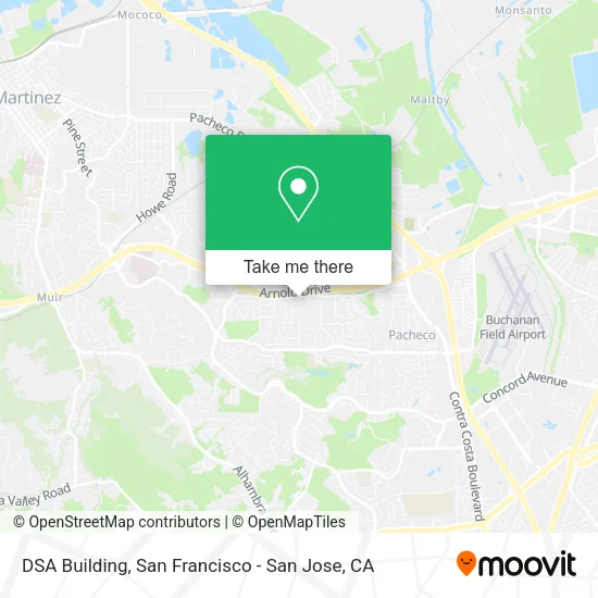 Mapa de DSA Building