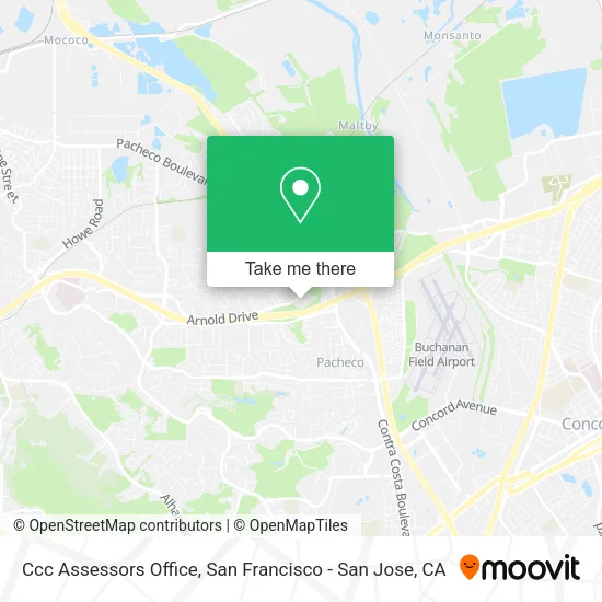 Ccc Assessors Office map