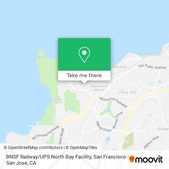 BNSF Railway / UPS North Bay Facility map
