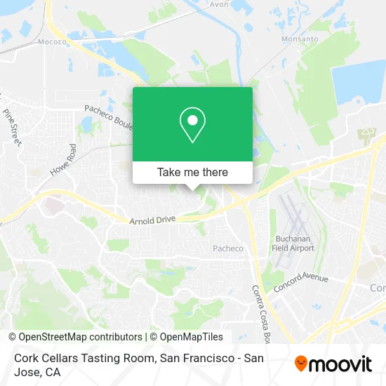 Cork Cellars Tasting Room map