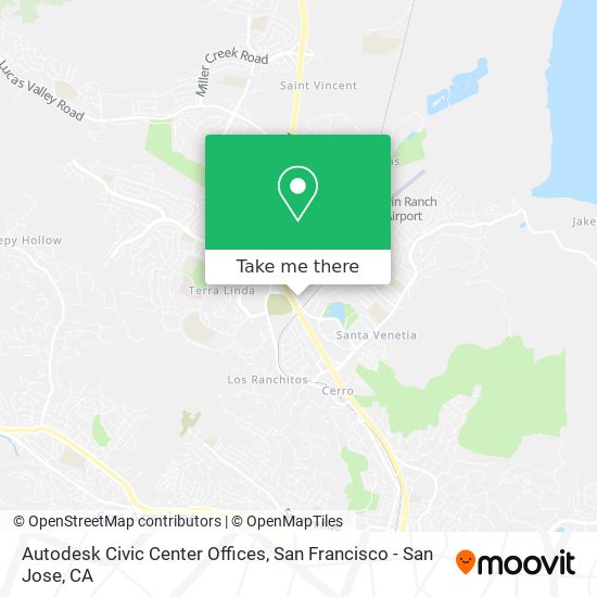 Autodesk Civic Center Offices map