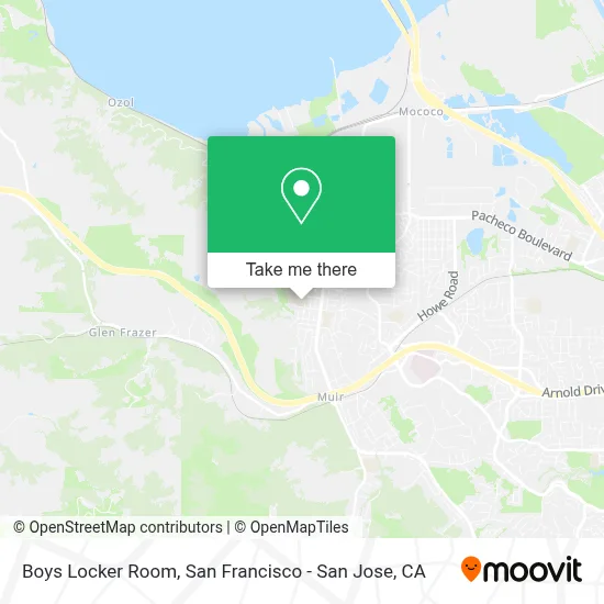 Boys Locker Room map