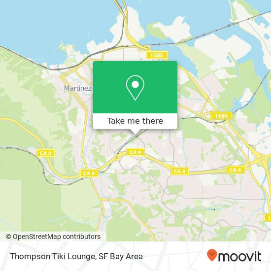 Mapa de Thompson Tiki Lounge