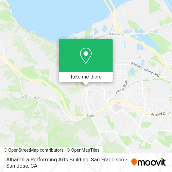 Alhambra Performing Arts Building map
