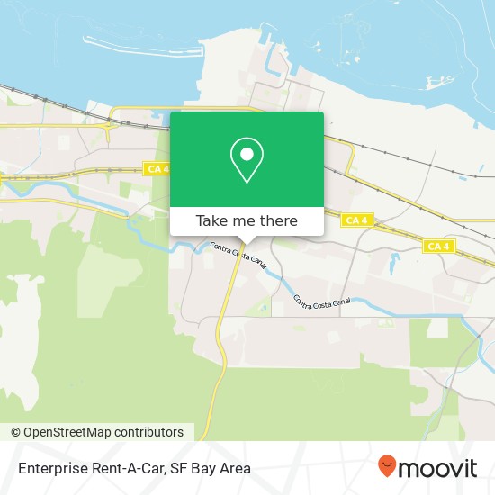 Mapa de Enterprise Rent-A-Car