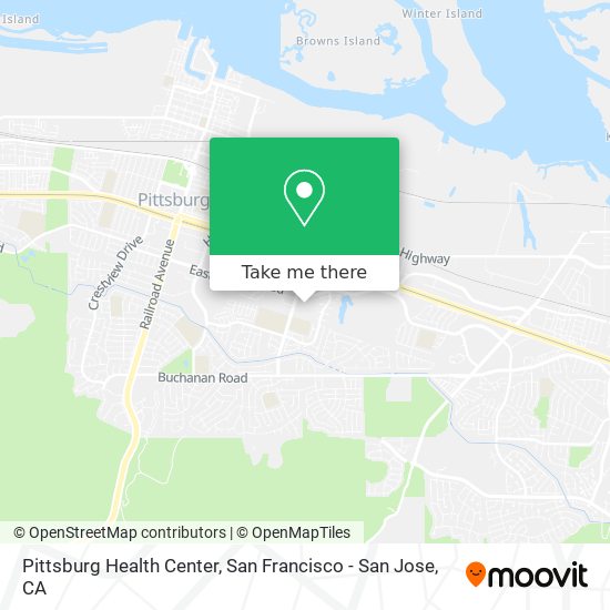 Mapa de Pittsburg Health Center