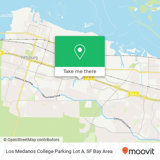 Mapa de Los Medanos College Parking Lot A