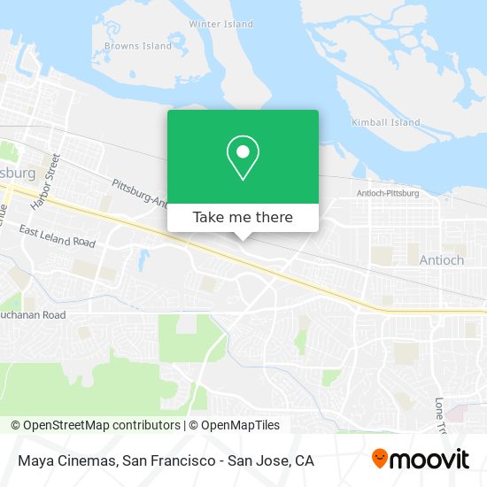 Maya Cinemas map