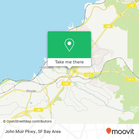 John Muir Pkwy. map