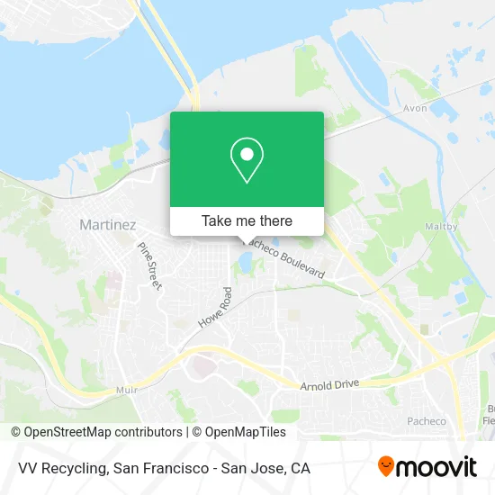 VV Recycling map