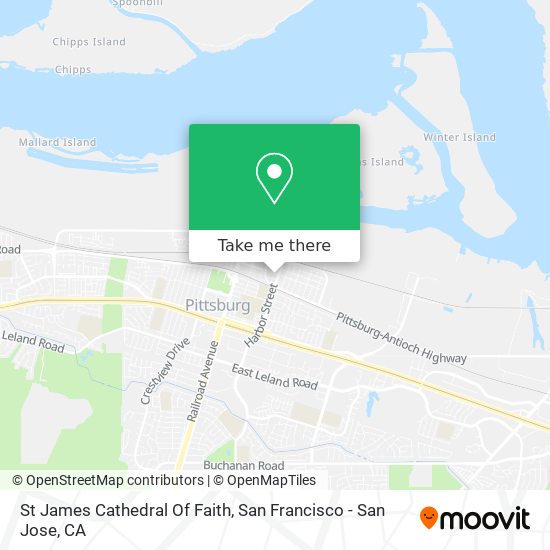 St James Cathedral Of Faith map