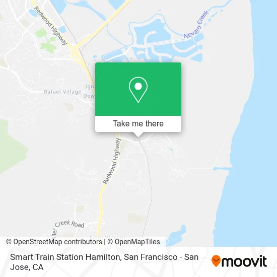 Smart Train Station Hamilton map