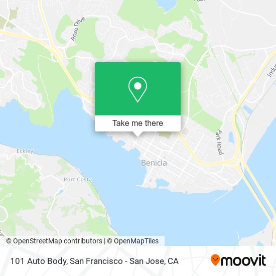 101 Auto Body map