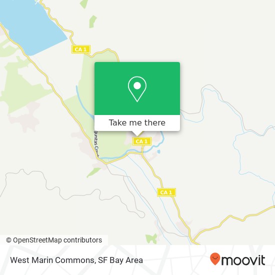West Marin Commons map