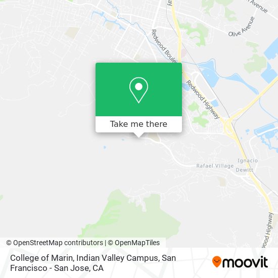 College of Marin, Indian Valley Campus map