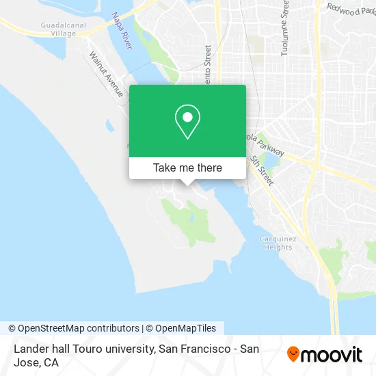 Lander hall Touro university map