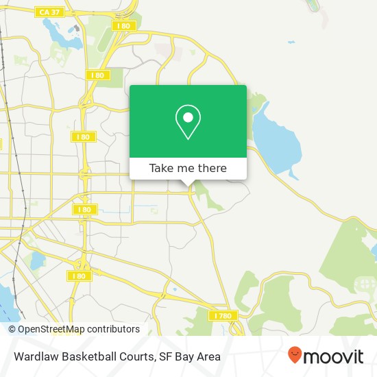 Mapa de Wardlaw Basketball Courts