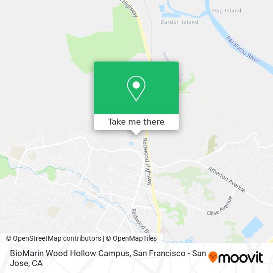 BioMarin Wood Hollow Campus map