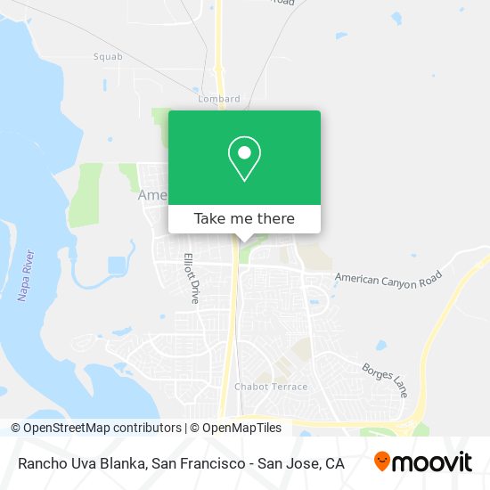 Rancho Uva Blanka map