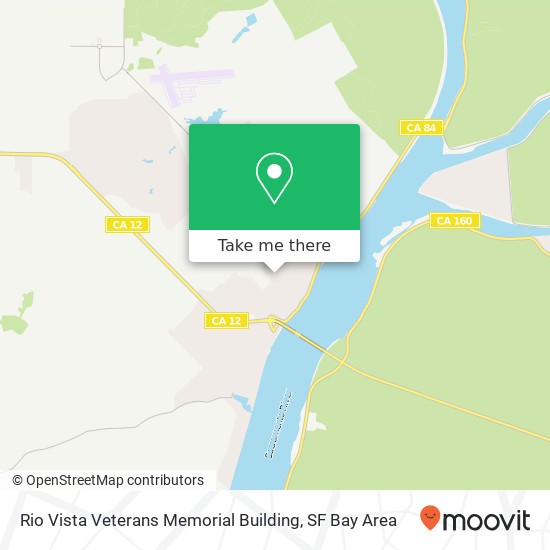 Rio Vista Veterans Memorial Building map