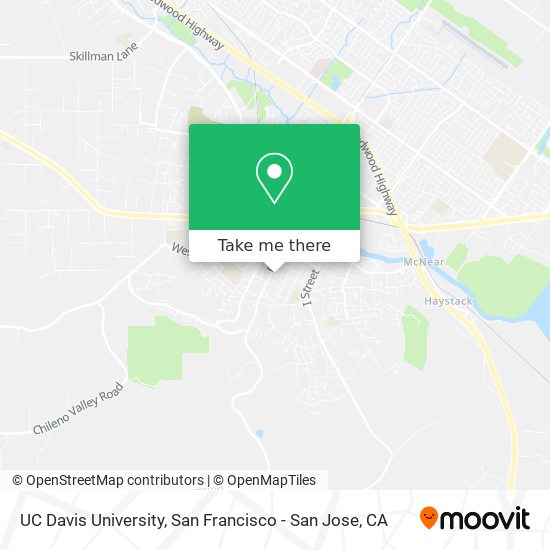 Mapa de UC Davis University