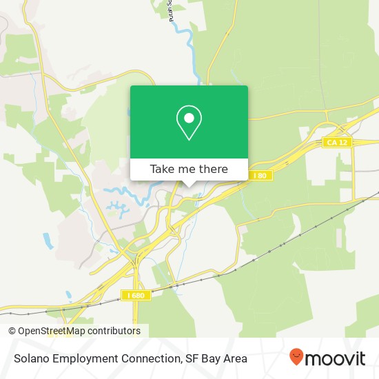 Mapa de Solano Employment Connection