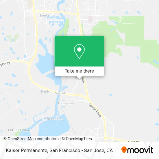 Kaiser Permanente map
