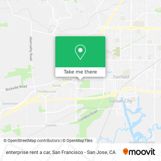 Mapa de enterprise rent a car